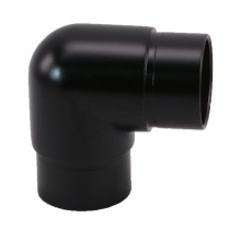 Stair matte black elbow joint handrail joint
